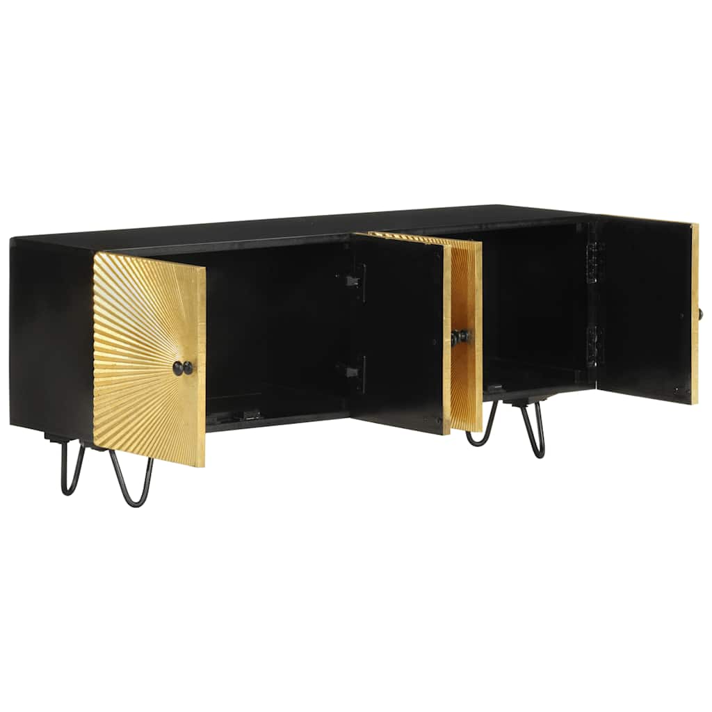 TV Cabinet 110 x 30 x 45 cm Solid Mango Wood
