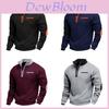 Amerikanischer Herren-Fleece-Hoodie mit Reißverschluss Stehkragen für lässige Winterkleidung