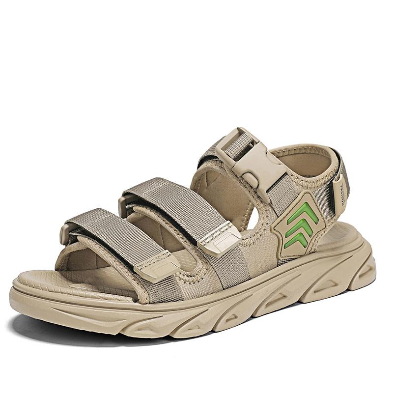 Men's thick soled outdoor beach shoes summer breathable soft soled casual sandals fashion student slippers male walking sandals