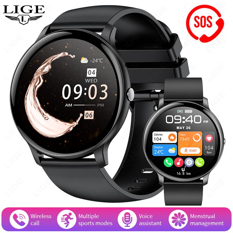 Bluetooth Call Smart Watch 1.39" Women Custom Dial Watches Men Sport Fitness Tracker Heart Rate Smartwatch For Android IOS