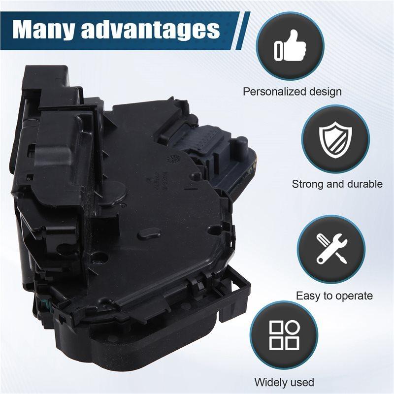 5TB837016A Car Front Right Door Lock Latch Actuator For A1 A3 Seat Leon Ibiza Skoda Octavia Rapid VW Golf Tiguan