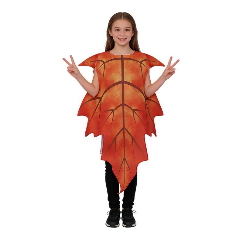 Autumn Maple Leaf Cosplay Outfit For Halloween Game And Cosplay Events