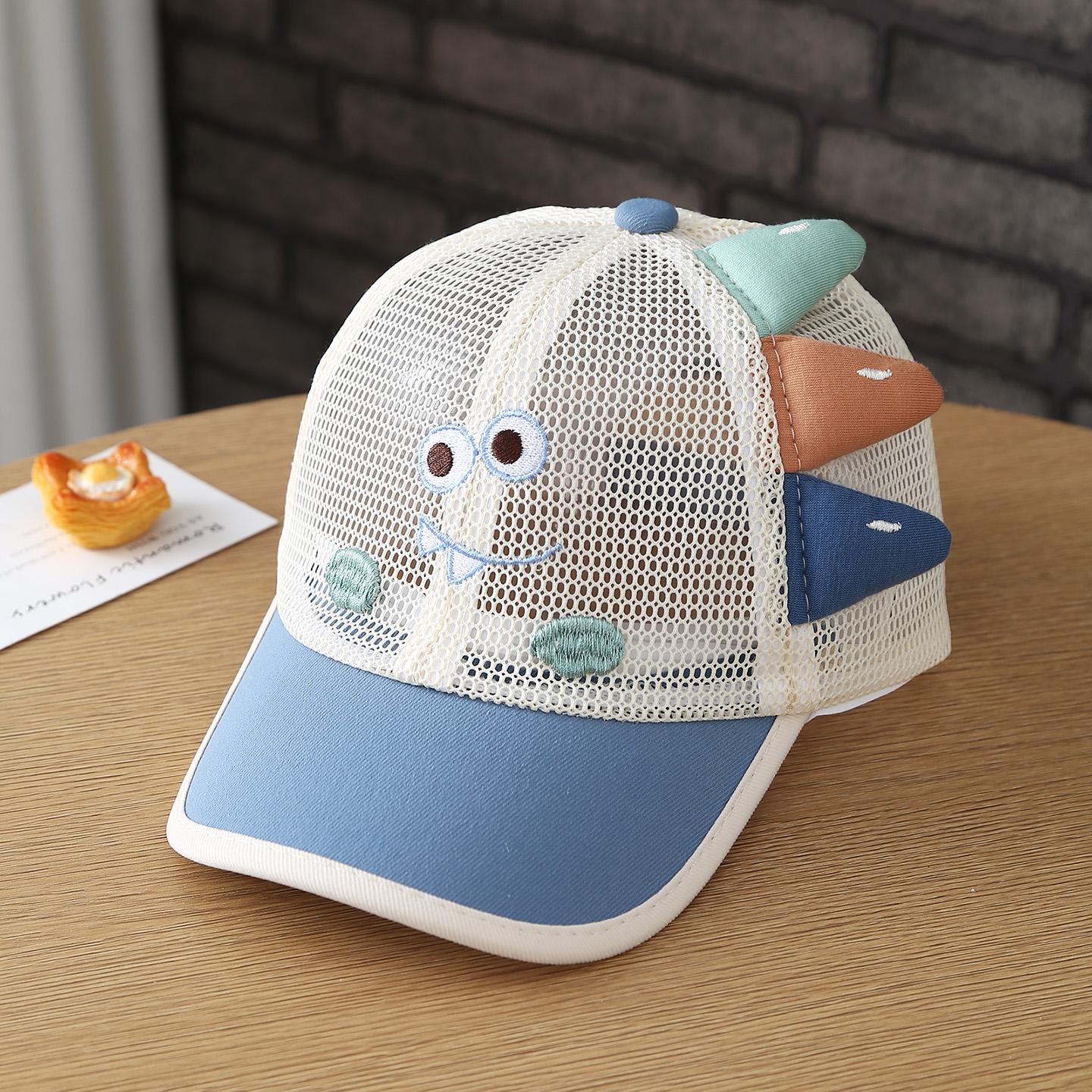 

Kids Sun Hat 52cm 2-5 Years Summer Boys Mesh Baseball Cap Outdoor Children UV Protection Toddler Breathable Caps Girls Hats 52CM світло-синій колір