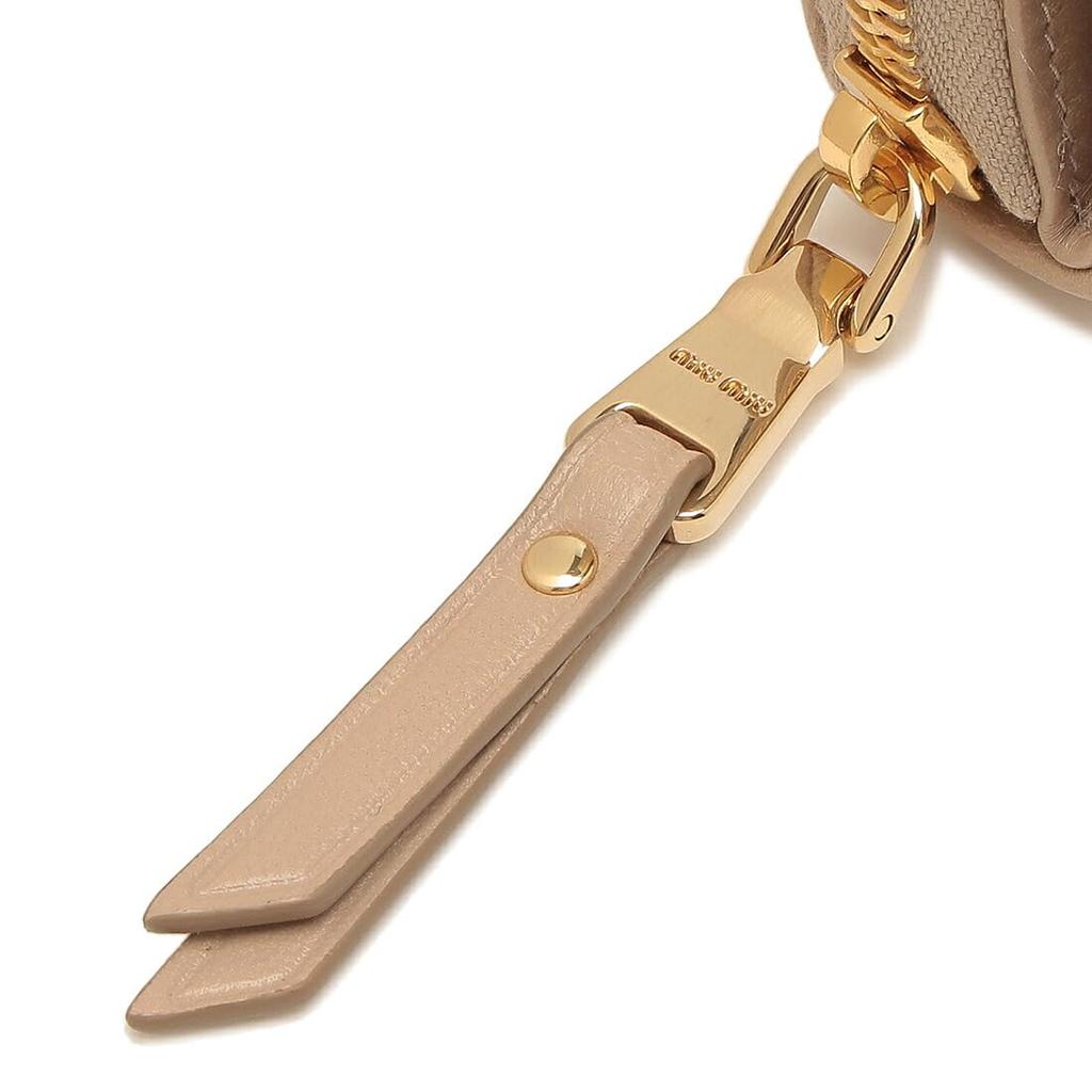 Bifold Wallet Matelasse Mini Wallet Beige MIU MIU 5ML522 2FPP F0036 [Miu Miu] Women's [Item]
