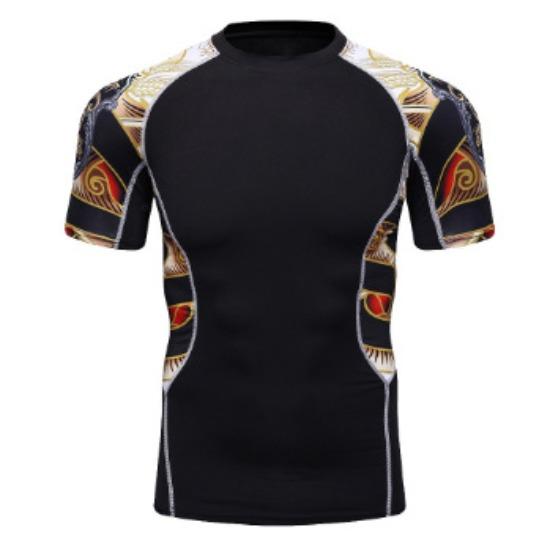 3Dt-Shirt Vertigo Pattern Print Casual Versatile Crew Neck Men'S T-Shirt