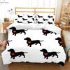 Cartoon Cute Animal Colorful Dog Print Duvet Cover Bedding Set (Including Duvet Cover And Pillowcases) 3-Piece Set