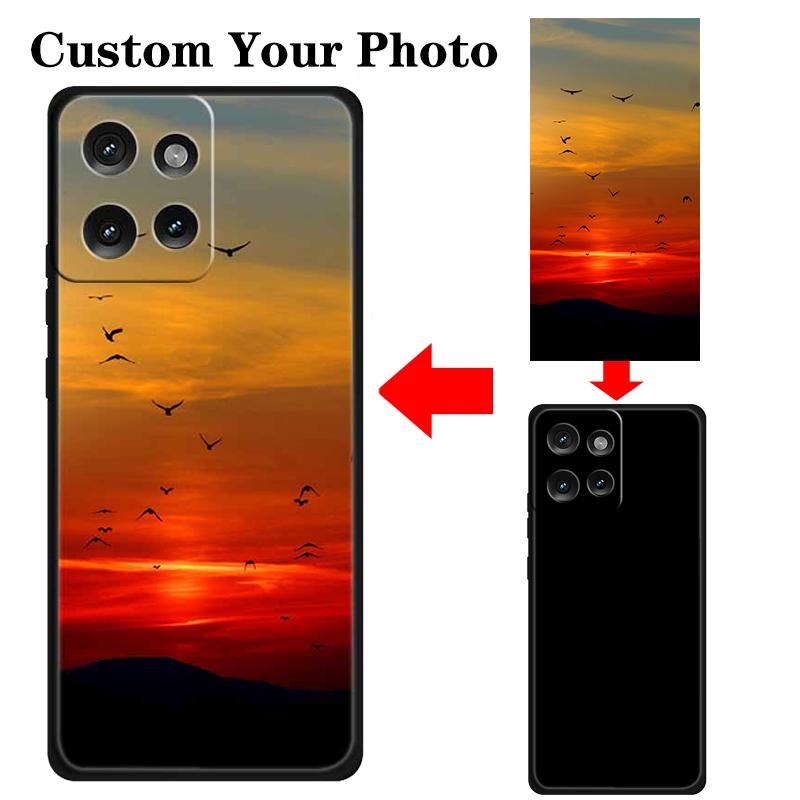 Customized DIY Cover For Moto Edge 50 30 Fusion Pro 60 Stylus 60S 30 Ultra 40 Neo Moto S50 Neo X50 Ultra Silicone TPU Phone Case
