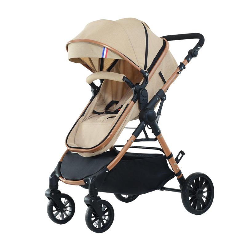 

Lightweight Double-Sided Shock Absorbing Foldable Baby Stroller