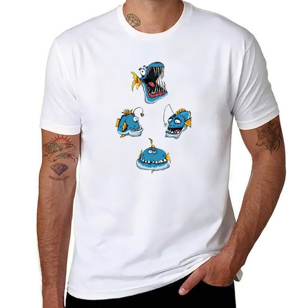 funny fish TShirt Casual Lightweight Short Sleeve Top