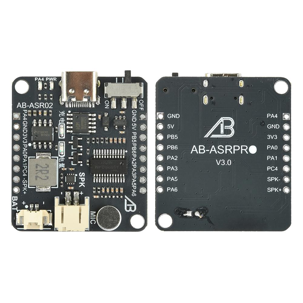 

ASR PRO 3.0 Intelligent Speech Recognition Control Module Offline Recognition Tianwen Development Board Battery-Powered