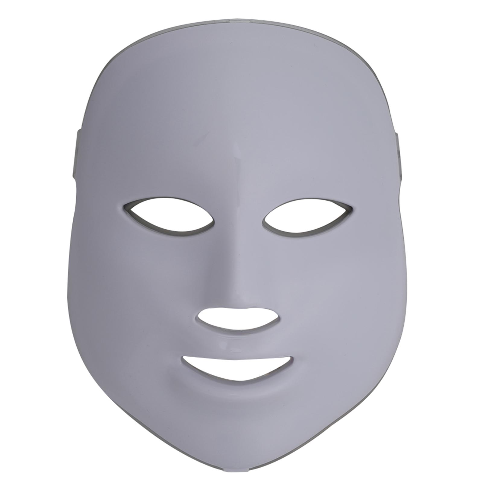 

7 цветов светотерапии LED фотонная маска для лица от прыщей и морщин, омоложение кожи EU Plug