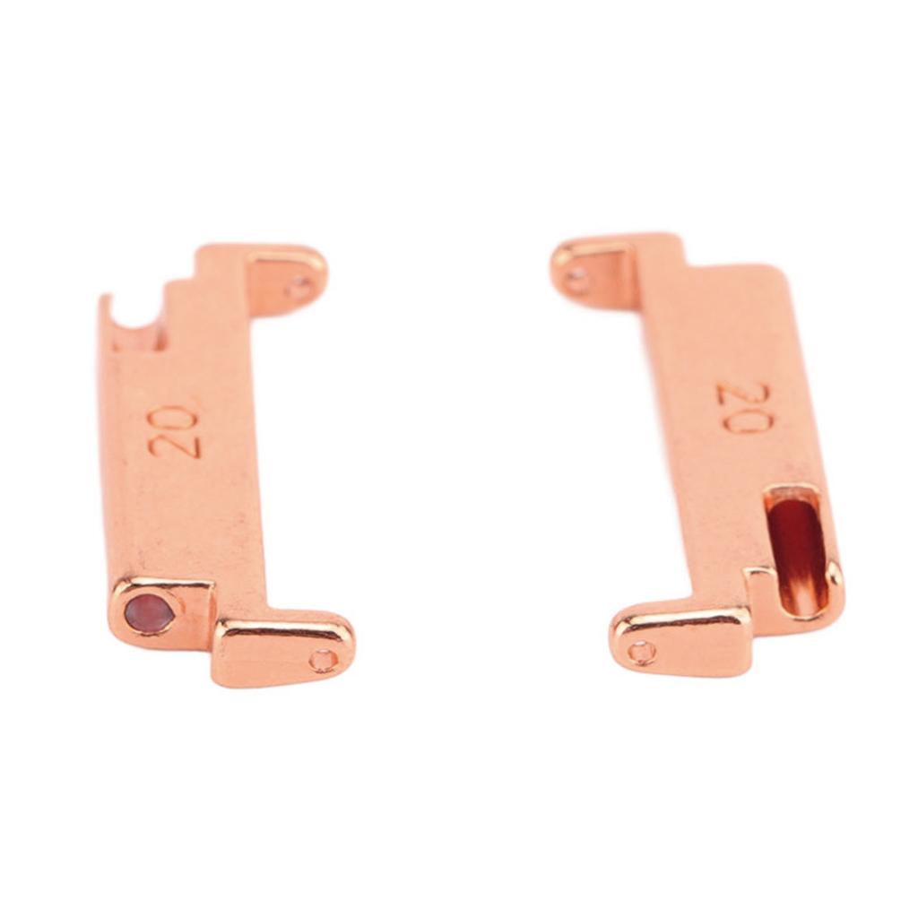 1 Pair Metal Watch Band Adapter 20 To 22mm Watch Strap Connection Adapter with Spring