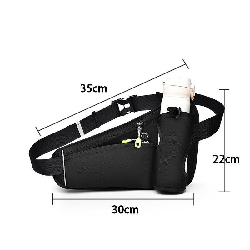 Outdoor sports waist bag multi-functional fitness water bottle waist bag waterproof running phone bag