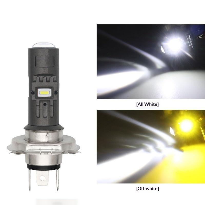 1Pcs CSP Moto LED H4 BA20D P15D Motorcycle Headlight Bulb Super Bright 1450LM Motos Accessories High Lo Beam Fog Light 12V