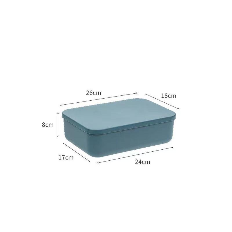 Household Plastic Rectangular Kitchen Storage Basket Box