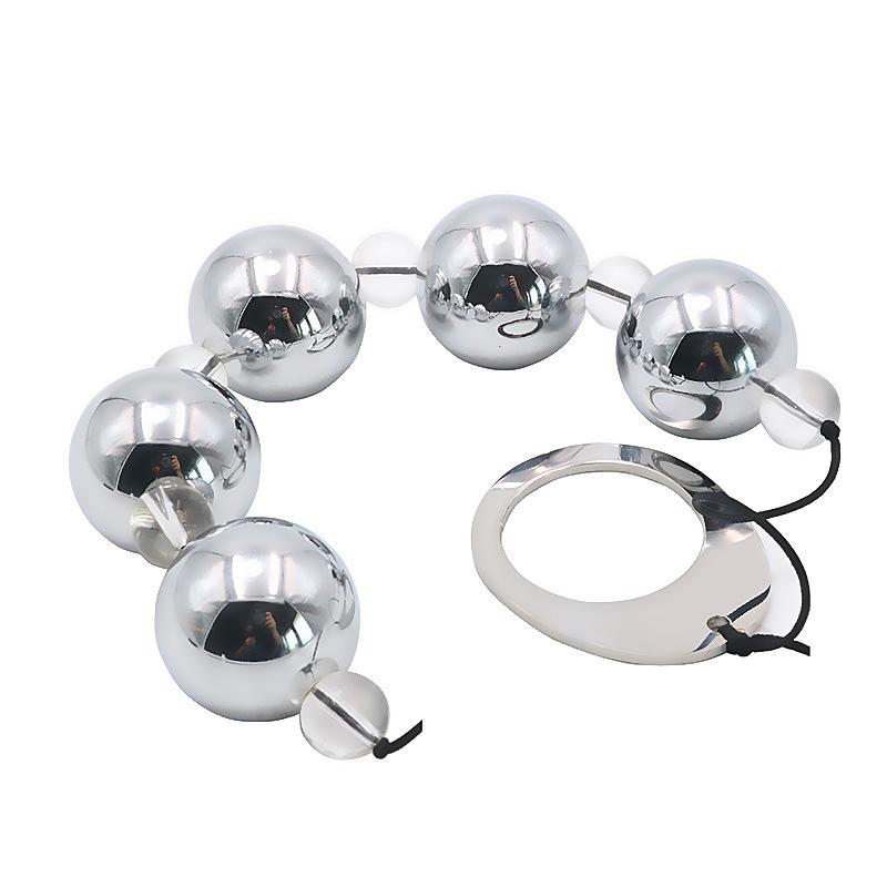 Stainless Steel Anal Beads Male and Female Chrysanthemum Masturbation Tool Alternative Pleasure Passion Anal Climax Adult Supplies