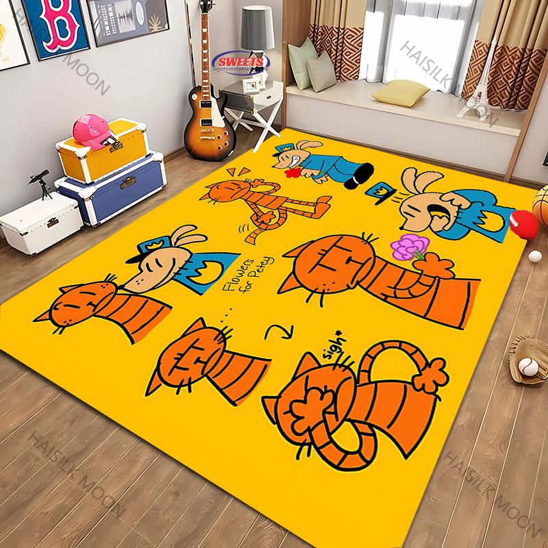Cartoon D0g M-man Movie Theme Printed Carpet New Release! Rug for Living Room Bedroom,Office Areas,Durable Machine Washable Mat