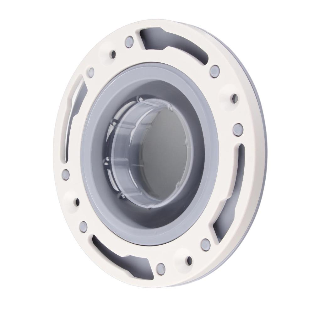 Gray Color Toilet Flange ABS Silicone Material Toilet Flange Kit  Home Plumbing