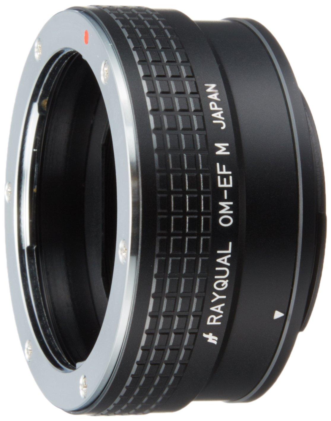 

Rayqual Lens Mount Adapter for Olympus Lenses to EOS M Mount Cameras Japanese-made OM-Mount (OM-EFM)