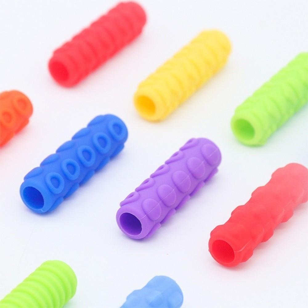 Ergonomic Writing Aid Pencil Holder Grip Soft Silicone Pen Holder Grips Creative Pen Grips  Student