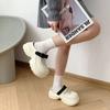2025 Gemischte Farbe Clogs Klobige Sandalen Damen Dicke Sohle Schnallendesign Gartenschuhe Frau Eva Strand Plateau Flip Flops