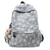 Schoolbag Japanese Ins Niche College Wind Star Schoolbag Female Student Korean Version Large Capacity Backpack Mori Simple Backpack
