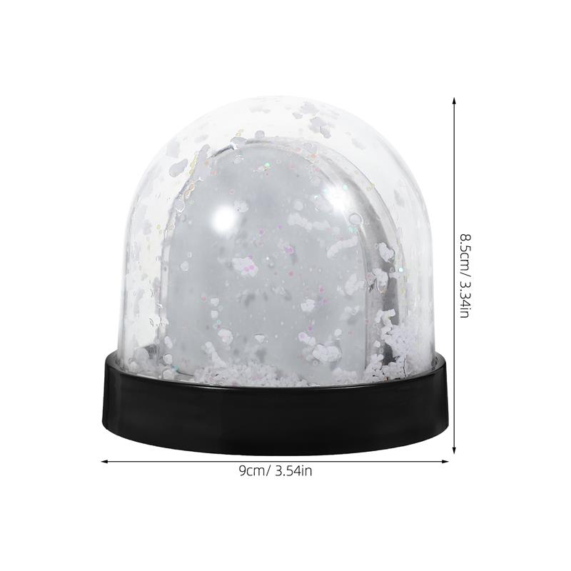 Photo Snow Globe Diy With Sublimation Blank Paper Picture Snow Globe Photo Frame Holiday Birthday Gift Handmade DIY Material