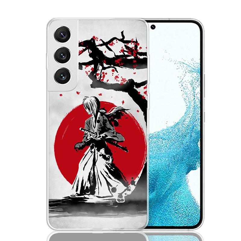 Rurouni Kenshin Anime Phone Case For Samsung Galaxy S26 Ultra S23 S24 S25 Edge S20 FE S21 S22 Plus Soft Print Shell Cover Fundas