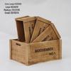 Rectangular Retro Wooden Fruit Storage Box