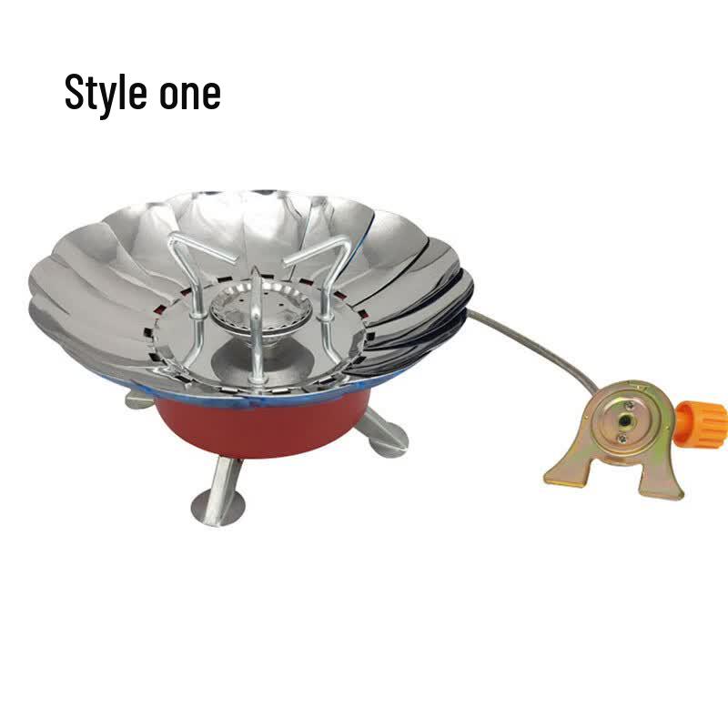 Gongziyu Portable Windproof Lotus Camping Gas Stove