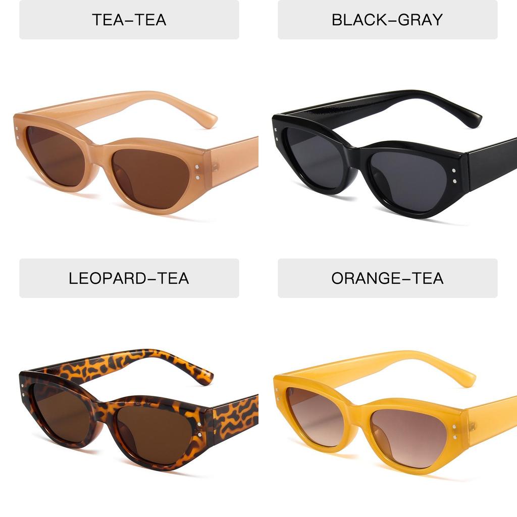 Fashion Cat Eye Sunglasses With Uv400 Protection For Stylish Outdoor Wear