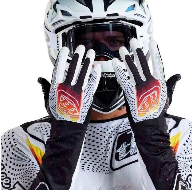 Велосипедные перчатки Troy Lee Designs Air (белые)