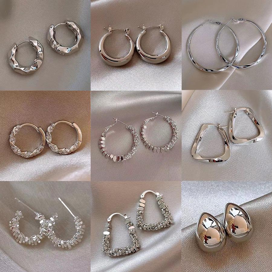 Klassische Retro Metallohrringe für Damen - Schicker europäischer und amerikanischer Stil