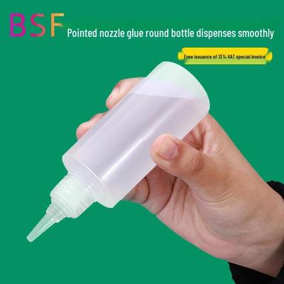Thickened Transparent Needle-Tip Glue Bottle for Industrial Dispensing
