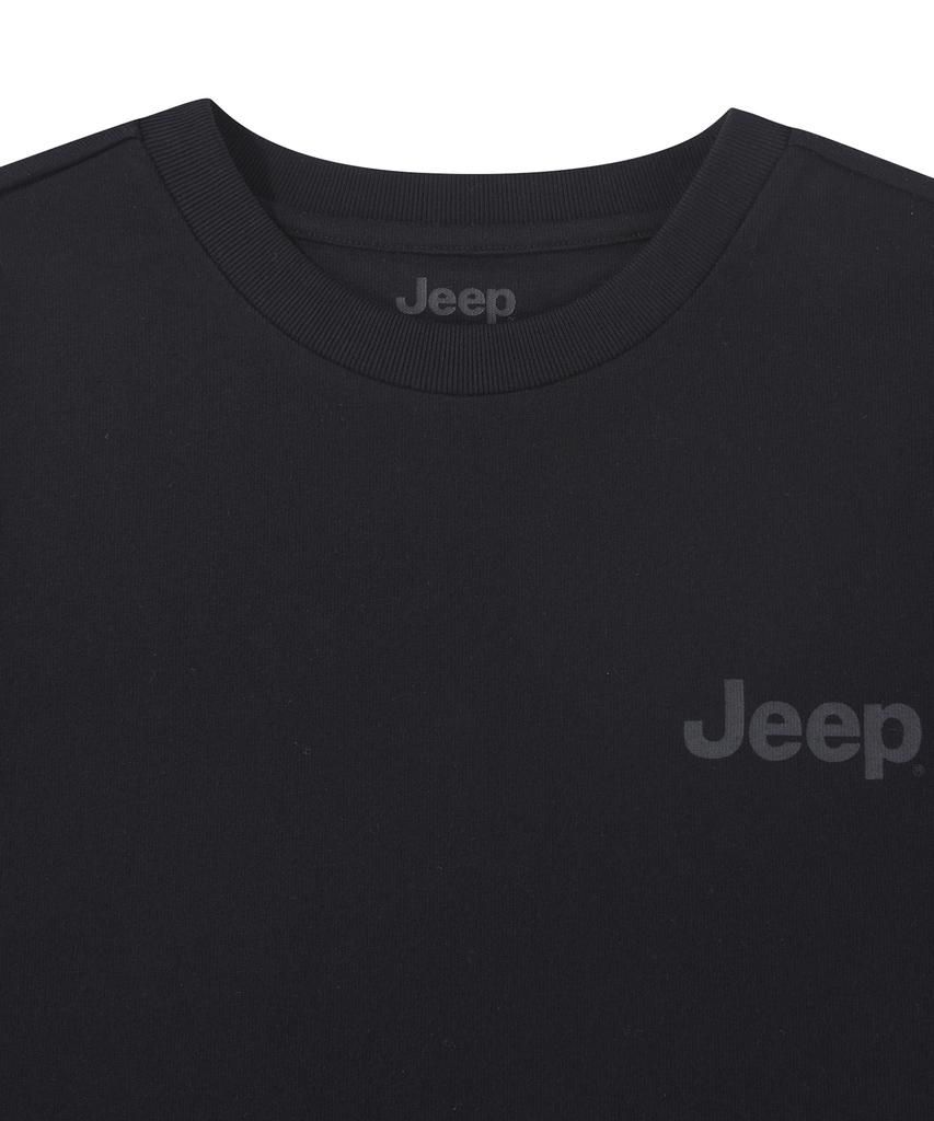 JEEP Heavy Cotton Small Logo Short Sleeve T-Shirt (Jr5Tsu192Bk)
