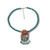 Personality niche ethnic style exaggerated flower swallow fringed alloy pendant necklace elegant temperament women's
