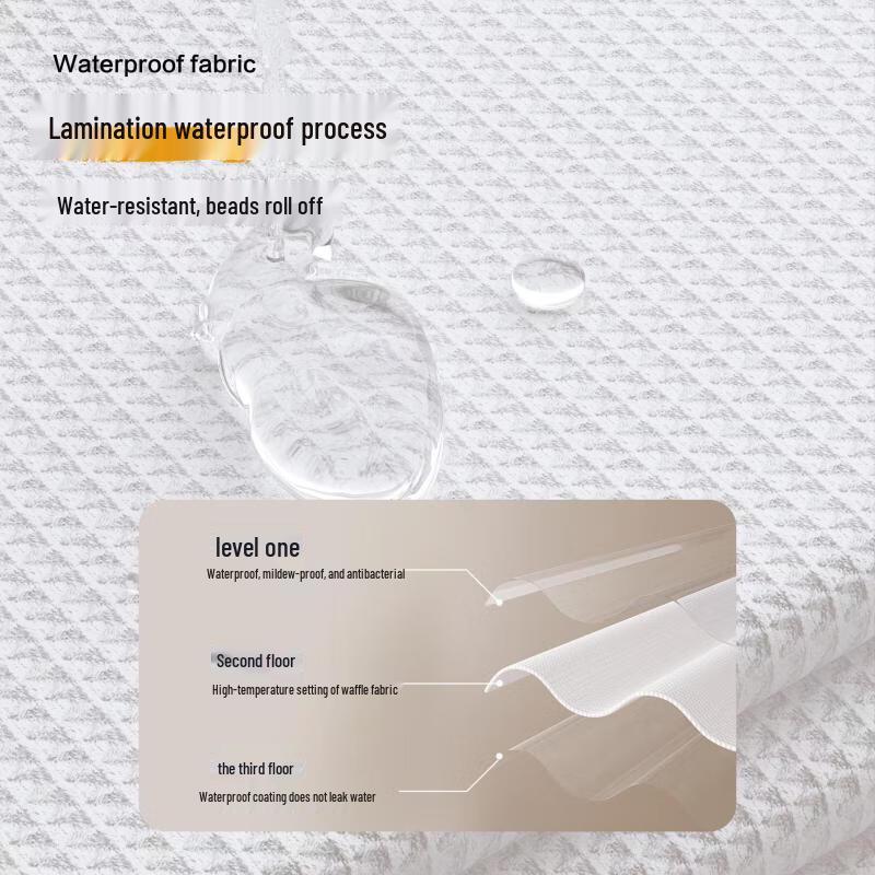 Yicang Warm Yellow Dry/Wet Separation Shower Curtain