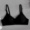 Teen Girls' Pure Cotton Push-up Bra for Small Busts - Thin Style, Cross-border Design