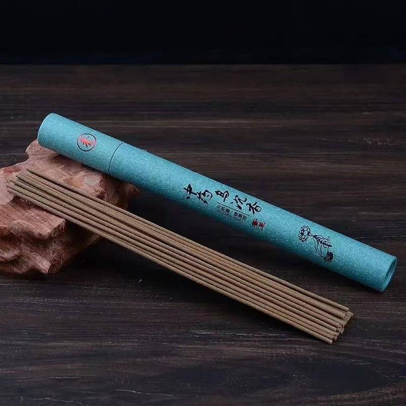 10.5cm Aromatherapy Heart Sutra Incense Sticks Set with Australian Sandalwood & Pine Cone for Home or Office