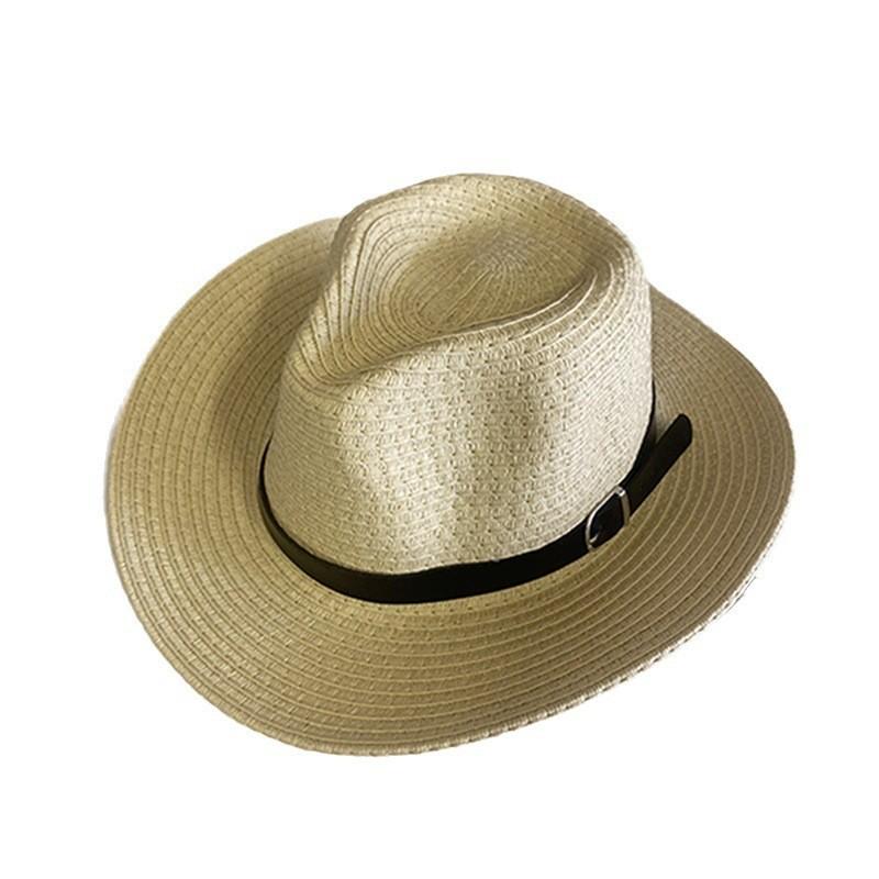 Oversized Brim Parent-Child Straw Hat Beach Hat Summer Big Edge Sunshade Cowboy Hat Outdoor Sunscreen Hat