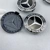 MEA4   ABS 4PCS 75MM Car Wheel Center Hub Caps For Mercedes Benz AMG W203 W206 W220 W205 W211 W212 GLA GLC CLA A Emblem Tire Rim Covers