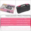 39-Piece Pink Ladies Tool Set with Full Set of Carbon Steel Tools In Colorful Blow Molded Box
