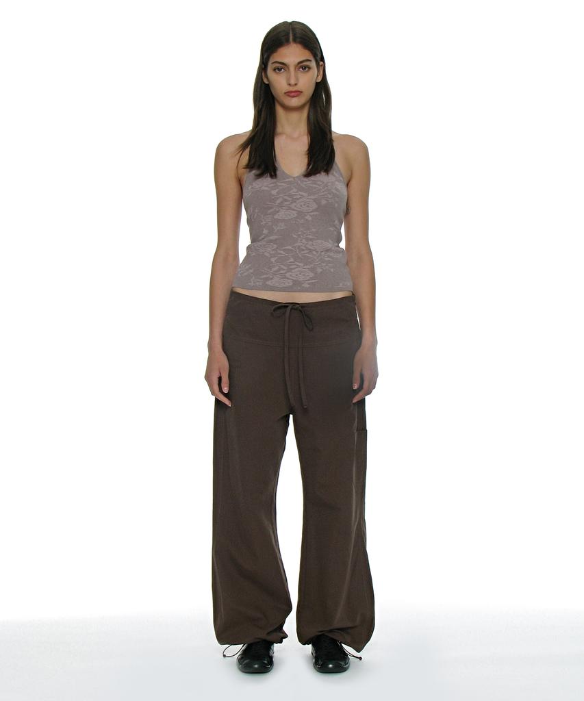 PARTIMENTO WOMEN Rounded Drawstring Pants_8 Colors