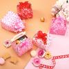 Chuangdi 36 Pcs Bulk Mini Valentines Day Treat Boxes Heart Gift Boxes Sweet Cardboard Paper Box Printed Candy Boxes for Goody Cookie Holder with 40