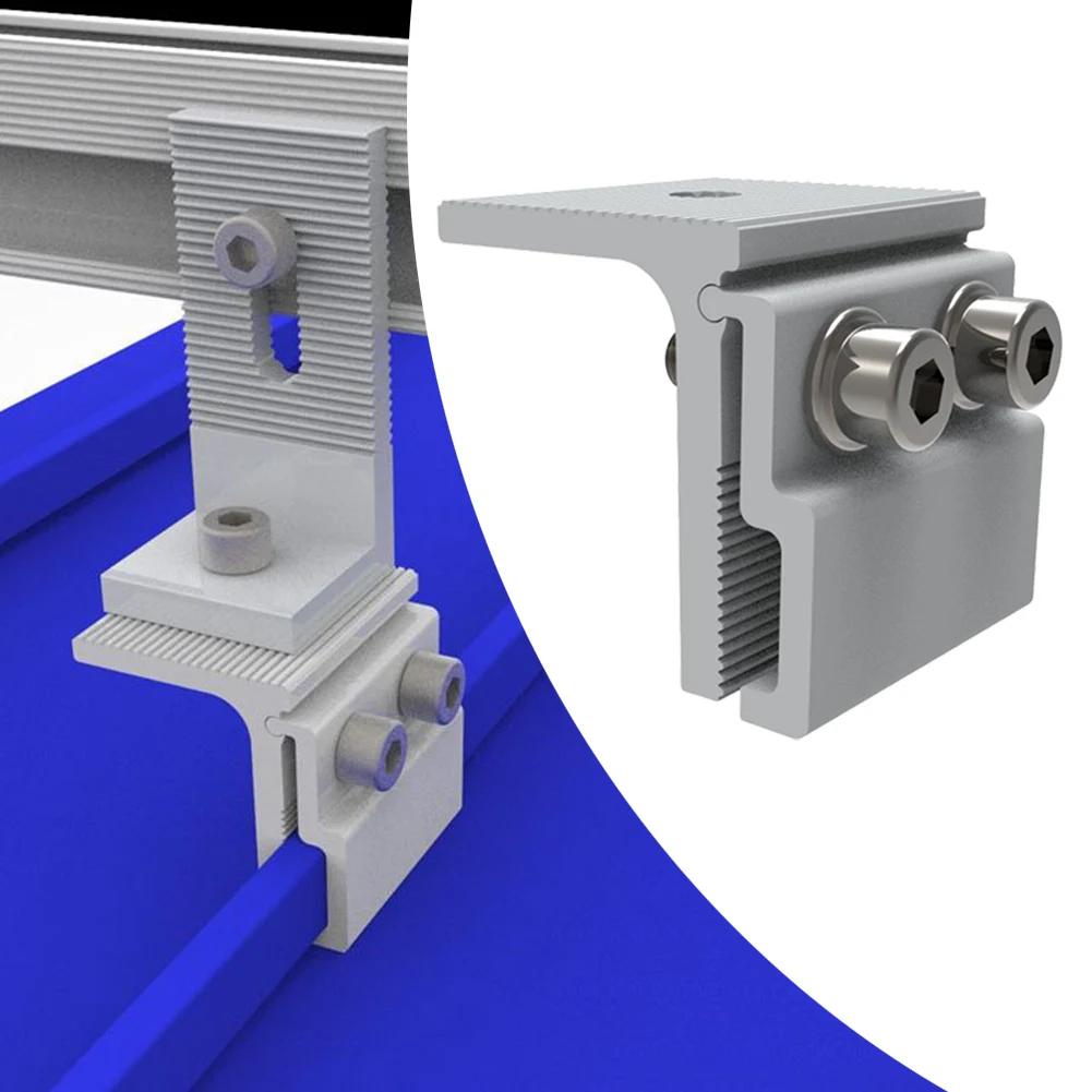 Standing Seam Clamp Stainless Steel Screwed Standing Seam Clamp for Stable Solar PV Mounting On Sheet Metal Roofs