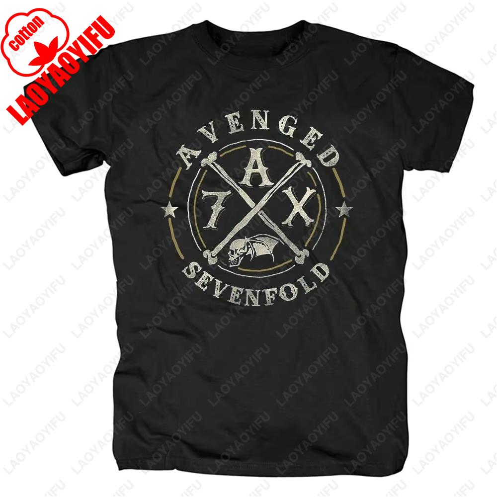 Harajuku Metalcore Rock Band Graphic Tee Vintage Heavy Metal Streetwear TShirt for Men Distressed Hip Hop Print Tshirt Tops