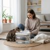 Cat Water Fountain USB Rechargeable Filter Waterer Automatic Silent Cat Drinking Fountain For Indoor Home Kitten Dog