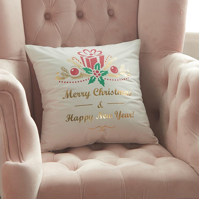 

Новые Рождественские Бронзовые Наволочки, Диванные Подушки Разных Стилей, Домашние Наволочки 45 * 45cm (excluding core)