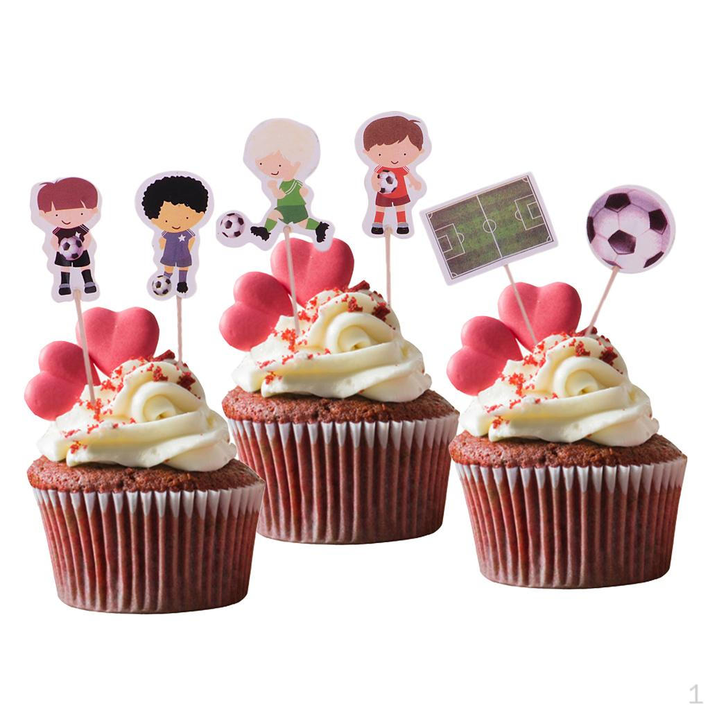 24pcs Cupcake Pis Party Favors