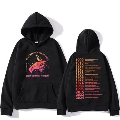 They Didn't Burn Witches Hooded for Autumn Winter Gothic Casual Fleece Sweatshirt With Hooded Fashion Clothes Unisex Hoody